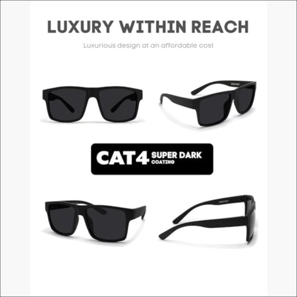 TR90 Frame Polarized Sunglasses for Big Heads UV400 Protection main image 5